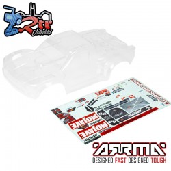 Carroceria Arrma Mojave 4S BLX transparente con hoja de pegatinas ARA406167