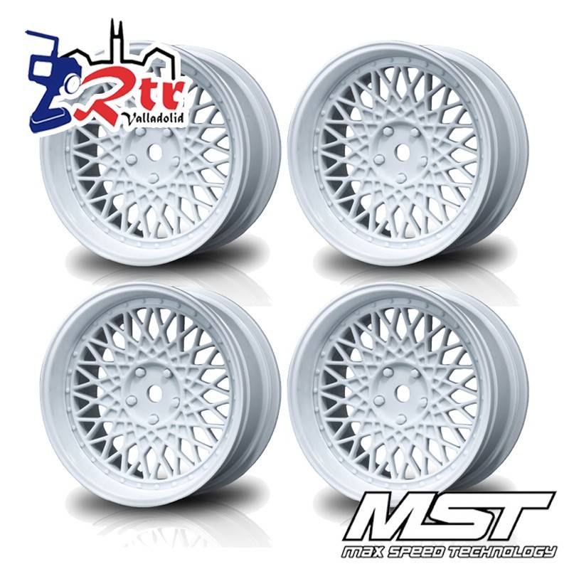 Llantas Blancas W-W 501 Drift MST Outset Variable ( 4 Unidades) MST102082W