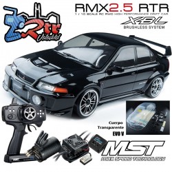 MST RMX 2.5 2WD 1/10 Drift Car ATR - Brushless 2.4G / EVO V Cuerpo transparente