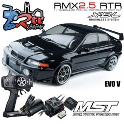 MST RMX 2.5 2WD 1/10 Drift Car RTR - Brushless 2.4G Evo V - Negro