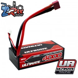 Bateria 2S 7.4V 4000mAh 60C Ultimate Racing Conector t-Deam