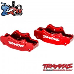 Pinzas de freno de aluminio Rojo Funco Traxxas TRA10951-RED