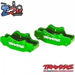 Pinzas de freno de aluminio verde Funco Traxxas TRA10951-GRN