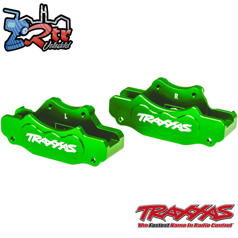 Pinzas de freno de aluminio verde Funco Traxxas TRA10951-GRN