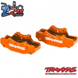 Pinzas de freno de aluminio naranja Funco Traxxas TRA10951-ORNG