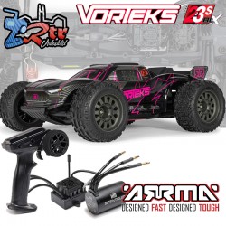 Arrma Vorteks 223s DSC 1/10 2Wd RTR Brushless Truggy Rosa