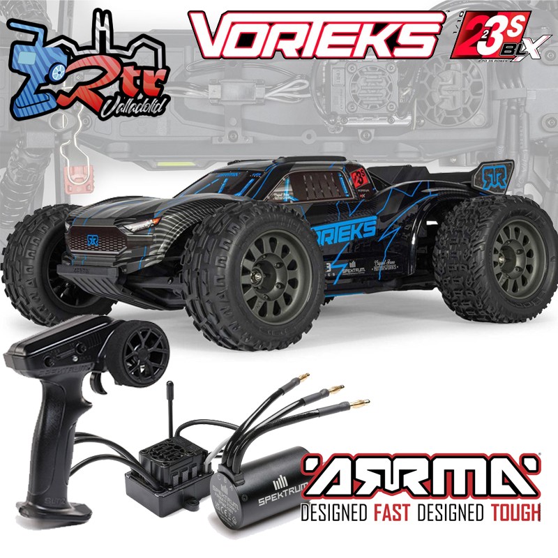 Arrma Vorteks 223s DSC 1/10 2Wd RTR Brushless Truggy Azul