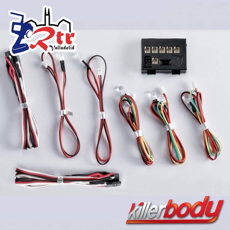 KillerBody Juego de luces LED con 8 LED Caja controladora