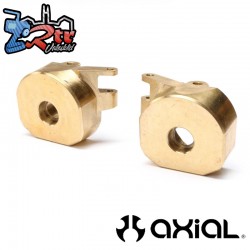 Muñón de dirección de latón, I/D (116 g): PRO Axial AXI332008