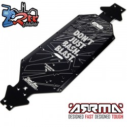 Chasis de aluminio CNC 7075 T6 SWB Negro: EXB ARA320572