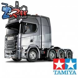Tamiya Camión Scania 770S 8x4/4 1/14 Kit Pintado Gris Metal