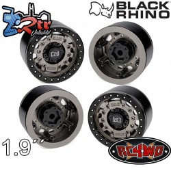 Llantas Rc4wd 1.9 Black Rhino Avenger Beadlock 4 Unidades Z-W0089