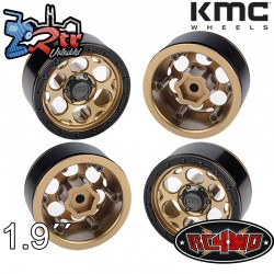 Llantas Rc4wd 1.9 KMC Harry Beadlock 4 Unidades Z-W0089