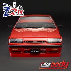 Carrocería KILLERBODY Nissan Skyline R31 1/10 Pintada 195mm Roja