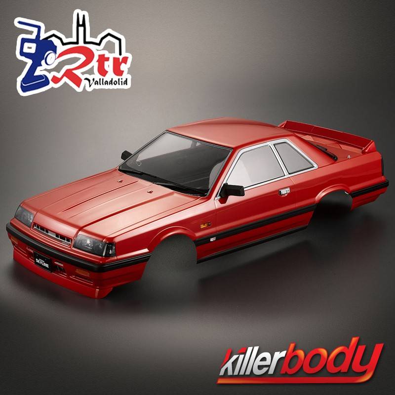Carrocería KILLERBODY Nissan Skyline R31 1/10 Pintada 195mm Roja