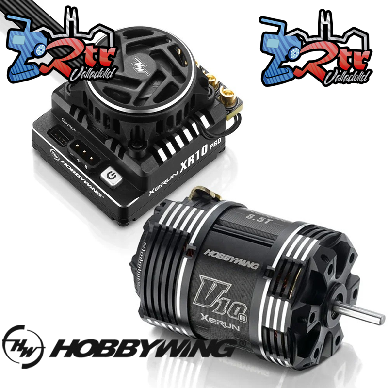 Hobbywing Combo brushless XR10 Pro con motor V10 G3 6.5T