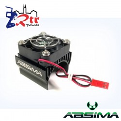 Ventilador Absima para motor  Disipador 1/8 eléctrico Negro 40mm