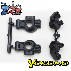 Bloque de dirección y soporte de buje trasero Yokomo SD2.0 Y2-415FR