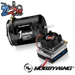 Hobbywing Combo brushless XR10 con motor Justock Handout 17.5T