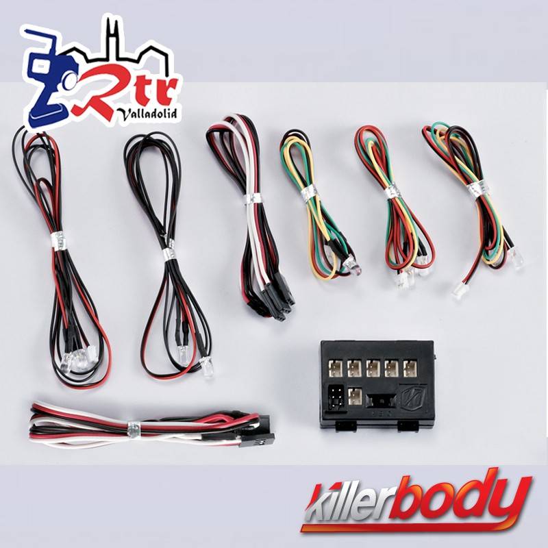 KillerBody Juego de luces LED con 10 LED Caja controladora