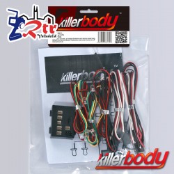 KillerBody Juego de luces LED con 12 LED Caja controladora