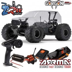 ARRMA Gorgon 1/10 Mega Escobillas 2Wd Kit RTA Monster Transparente (Necesita ensamblaje)