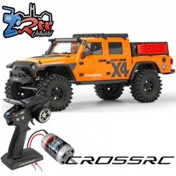 Cross RC EMOX4 1/8 ARTR Crawling versión Escobillas RTR Naranja