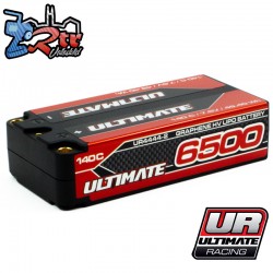 Batería Ultimate Grafeno 2S 7.6V 6500mAh 140C Ultimate Racing Conector 5mm