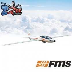 Avión FMS 1/6 Glider 2300mm : Fox V2 (with flaps) PNP Kit