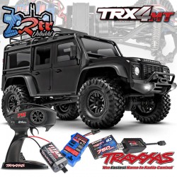 Traxxas TRX-4M 4wd 1/18 Scale & Trail Crawler Land Rover Defender RTR Negro