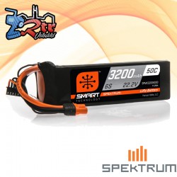 Batería Spektrum SMART LiPo 3200mAh 22.2V 6S 50C IC5