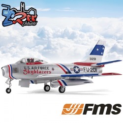 Avión FMS 1/10 Jet 80mm EDF F-86 "Skyblazer" PNP kit