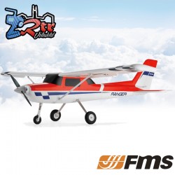 Avión FMS 1/16 1220mm Ranger EP V2 PNP kit with reflex V3 Rojo
