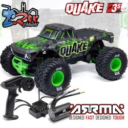ARRMA Quake 223S DSC 1/10 Brushless 2Wd RTR Monster Verde