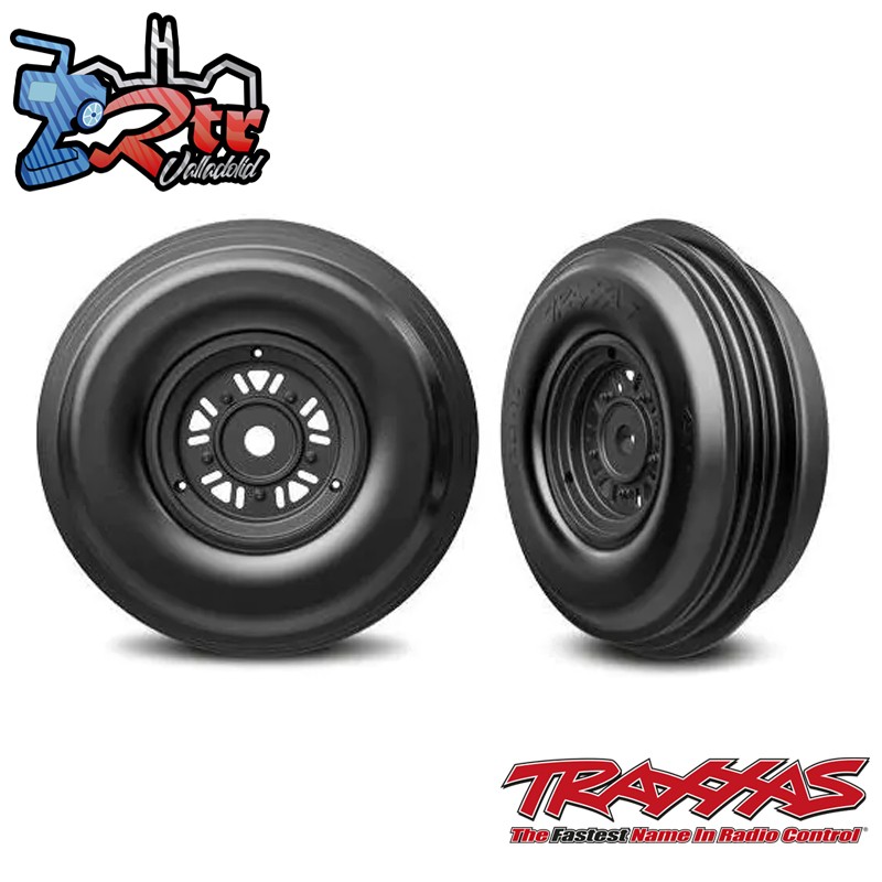 Ruedas delanteras Funco de 3.2" y neumáticos acanalados Traxxas TRA10971