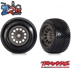 Ruedas Mini XRT grises con neumáticos Response Pro Traxxas TRA10774-GRAY