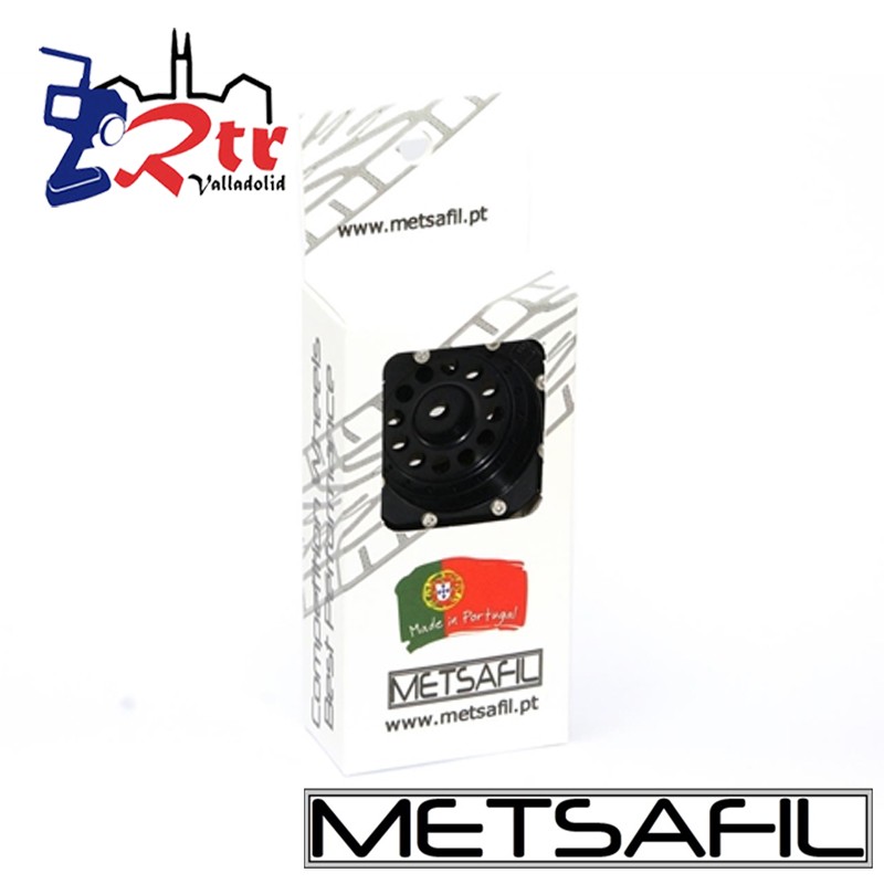 Llantas 1.9 aluminio Crawler beadlock Metsafil Negro/Negro (2 Unidades)