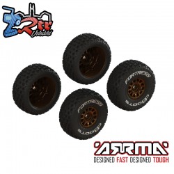 dBoots 'FORTRESS' Glued Tire Set  Bronze (2 Pairs)