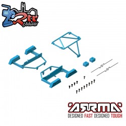 Desert Truck Body Roll Cage Set  Blue: GROM