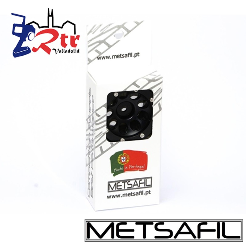 Llantas 1.9 aluminio Crawler beadlock Metsafil Negro/Negro (2 Unidades)