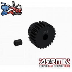 Pinion Gear 25T MOD 0.5 CNC 3.2mm Bore