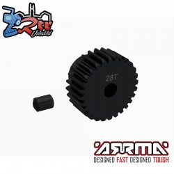 Pinion Gear 28T MOD 0.5 CNC 3.2mm Bore