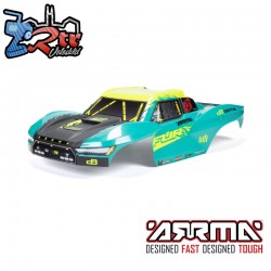1-10 FURY Painted Decaled Trimmed Body Set  Green