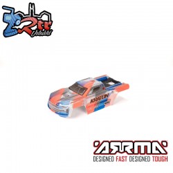 1-8 Painted Body with Decals  Blue-Orange: KRATON 6S BLX V6