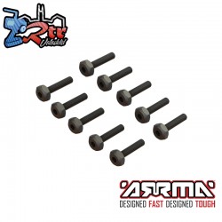 M2.5x12mm 5.5mm Hex Head (10)