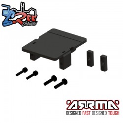 Servo Mount-Radio Deck for Standalone ESC-Receiver: GROM