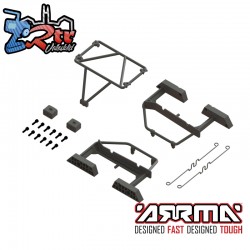 Desert Truck Body Roll Cage Set  Black: GROM
