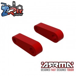 Aluminum Fr Suspension Mounts  Red (2)