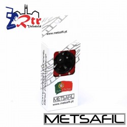 Llantas 1.9 beadlock Metsafil PT- Claw Negro/Rojo (2 Unidades)