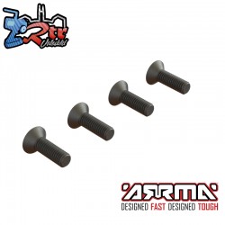 Flat Head Hex Machine Screw  M5x16mm (4)